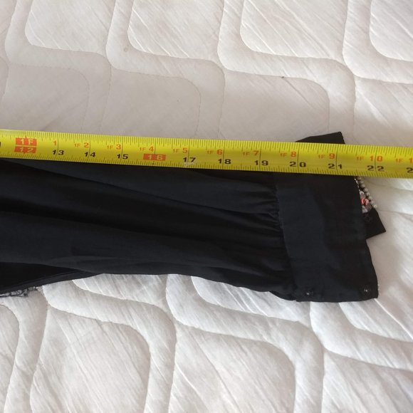 vintage 80s stunning elegant silk cocktail dress sequin🎈HOST PICK🎈 - Picture 11 of 14